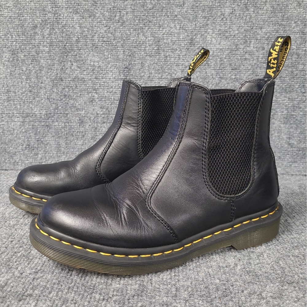 Dr. Martens 2976 Women's Chelsea Boot, US Size 7, Black Smooth